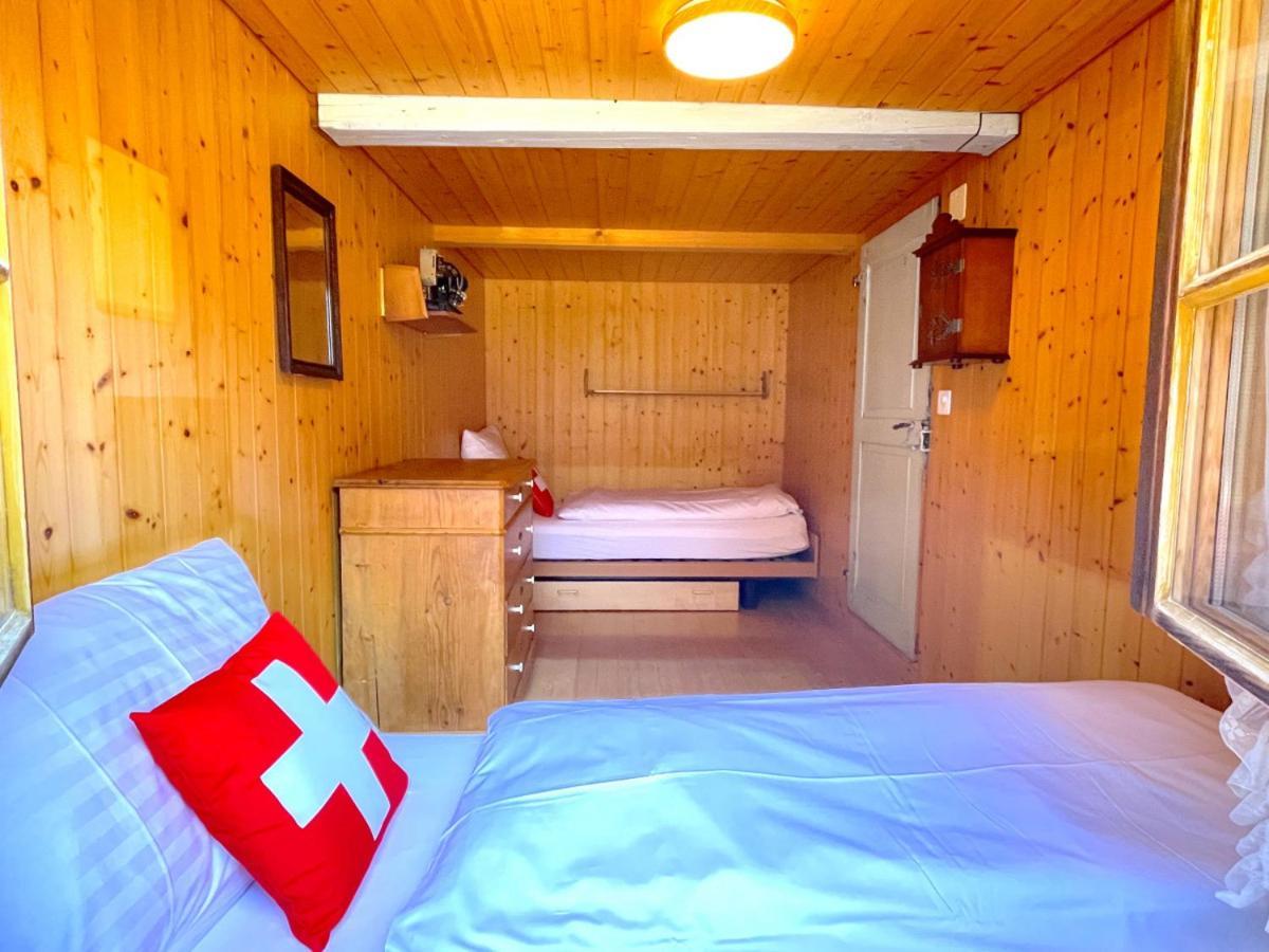 Swisshut Stunning Views Alps Lake - Chalet Erli Därligen Exterior foto