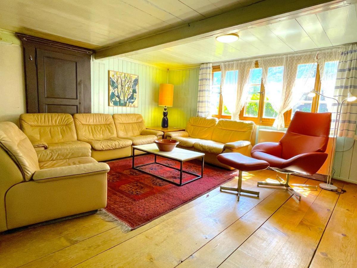 Swisshut Stunning Views Alps Lake - Chalet Erli Därligen Exterior foto